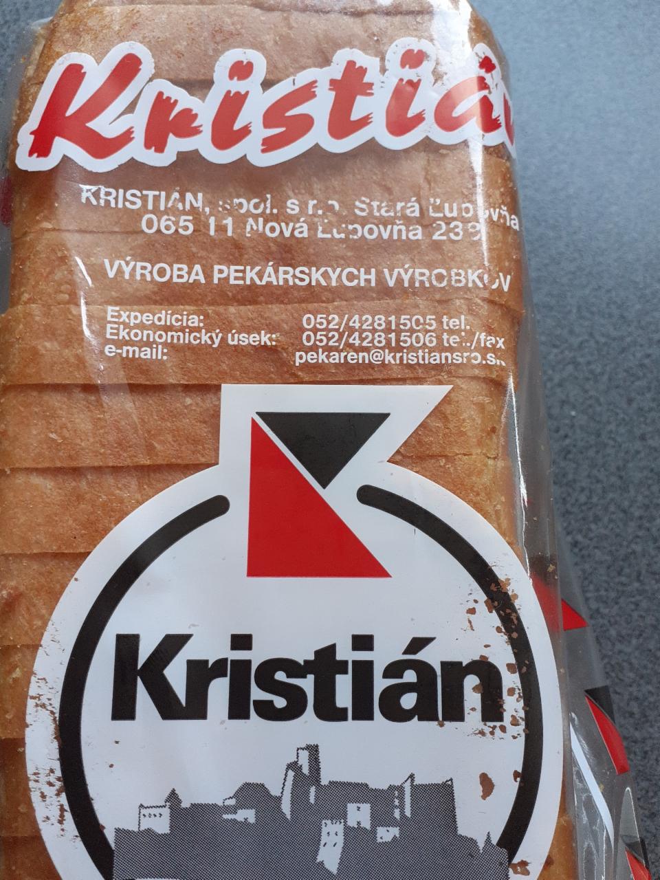 Fotografie - hriankový chlieb Kristián krájaný