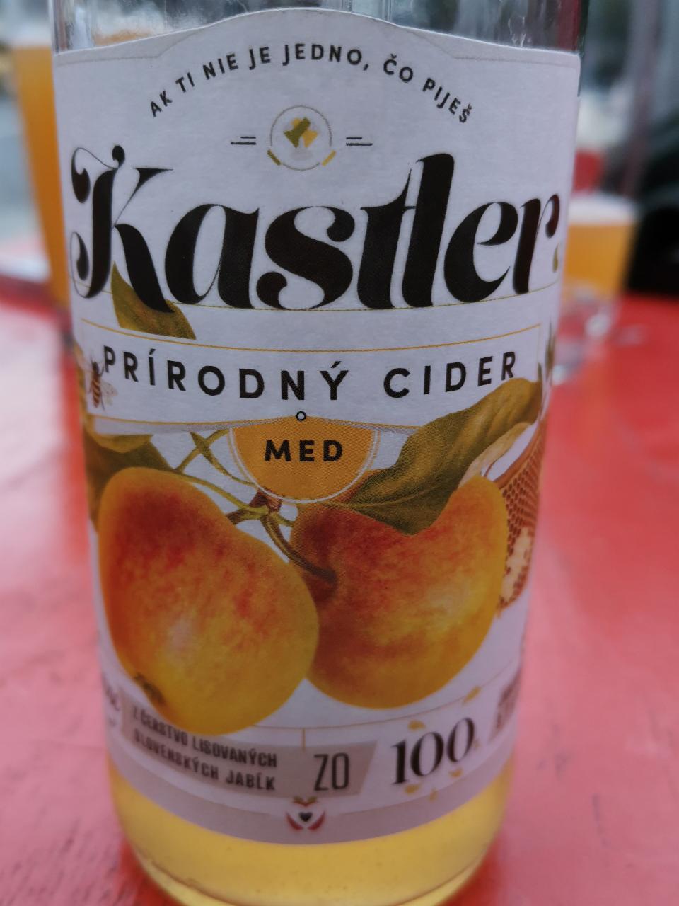 Fotografie - Kastler prírodný cider med