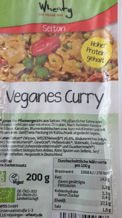 Fotografie - Seitan Veganes Curry Wheaty