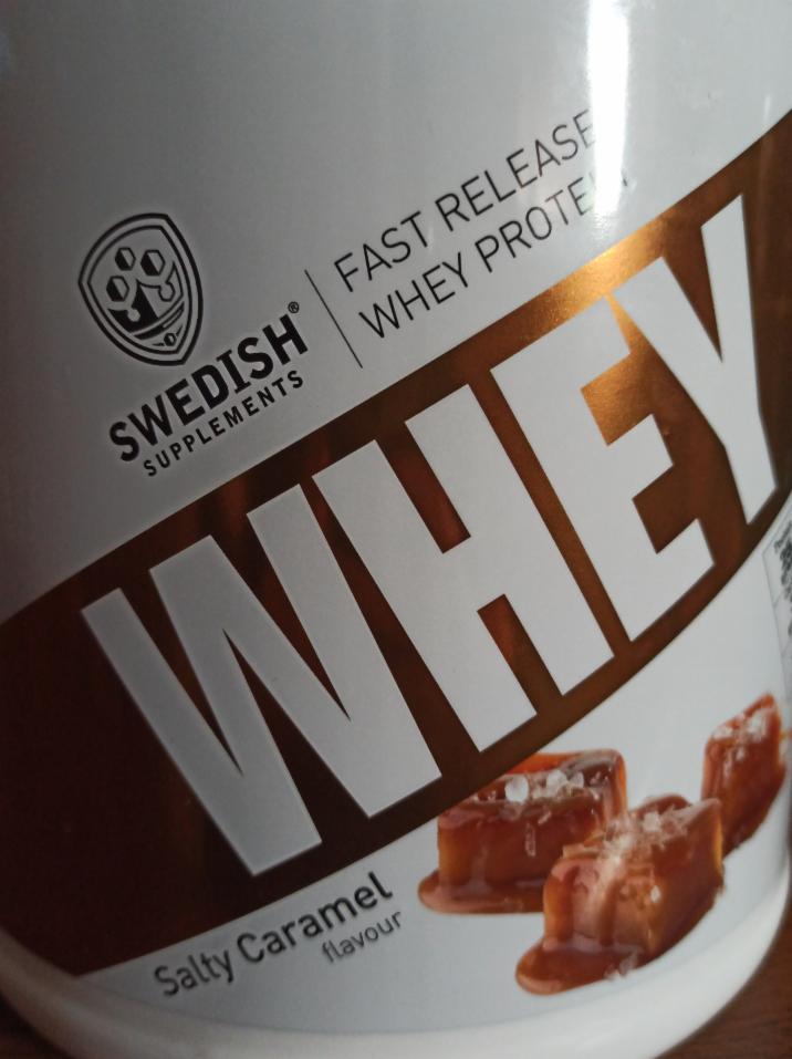Fotografie - Swedish Supplements Whey Deluxe salted caramel