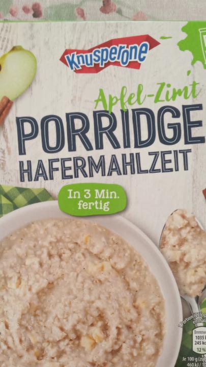 Fotografie - Knusperone Apfel-Zimt Porridge Hafermahlzeit