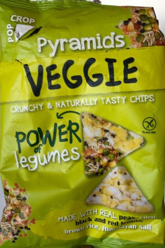 Fotografie - Pyramids veggie crunchy & natural tasty chips