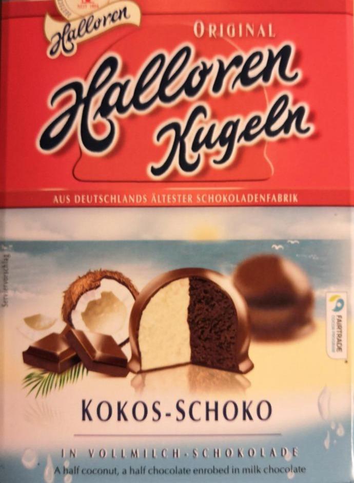 Fotografie - Halloren Kugeln kokos schoko