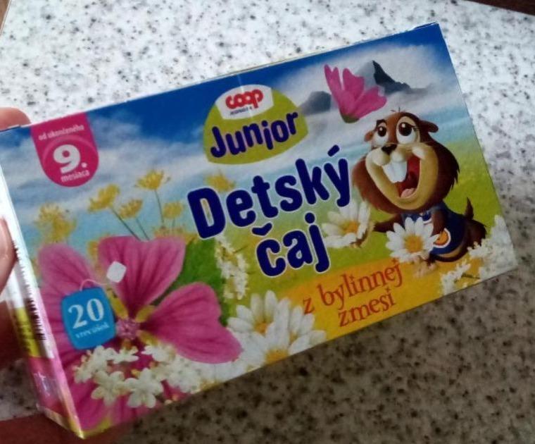 Fotografie - Detský čaj z bylinnej zmesi Coop Junior