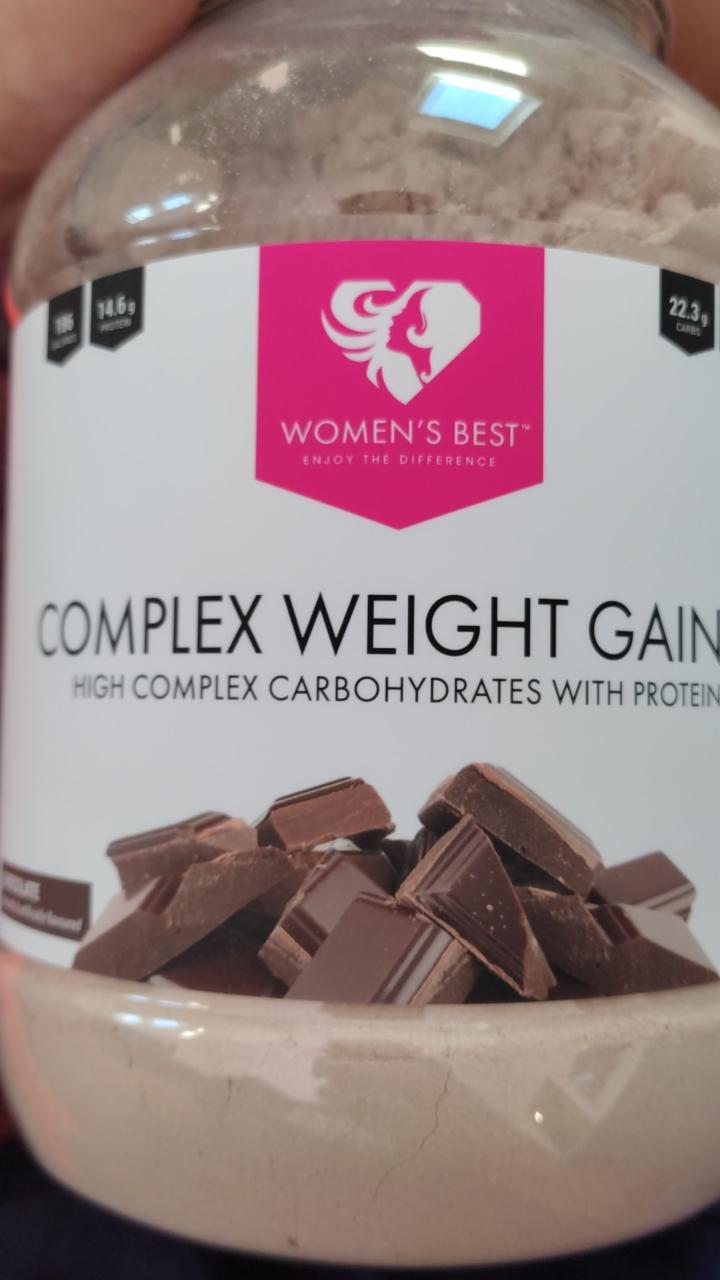 Fotografie - Complex weight gainer Chocolate Women´s Best