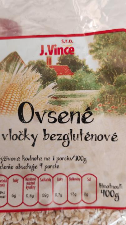 Fotografie - Ovsené vločky bezgluténové J.Vince