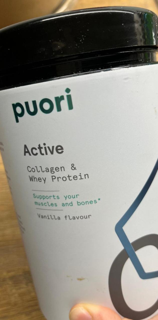 Fotografie - Active collagen & whey protein Puori
