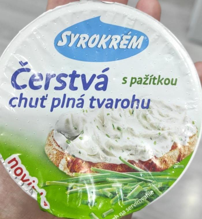 Fotografie - Syrokrém s pažítkou Čerstvá chuť plná tvarohu