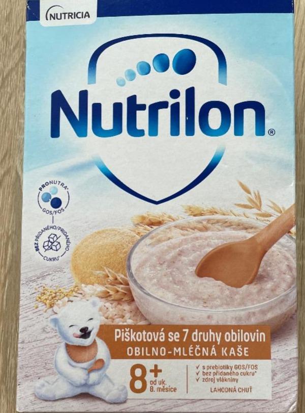 Fotografie - Nutrilon Piškótová se 7 druhy obilovin obilno-mléčna kaše