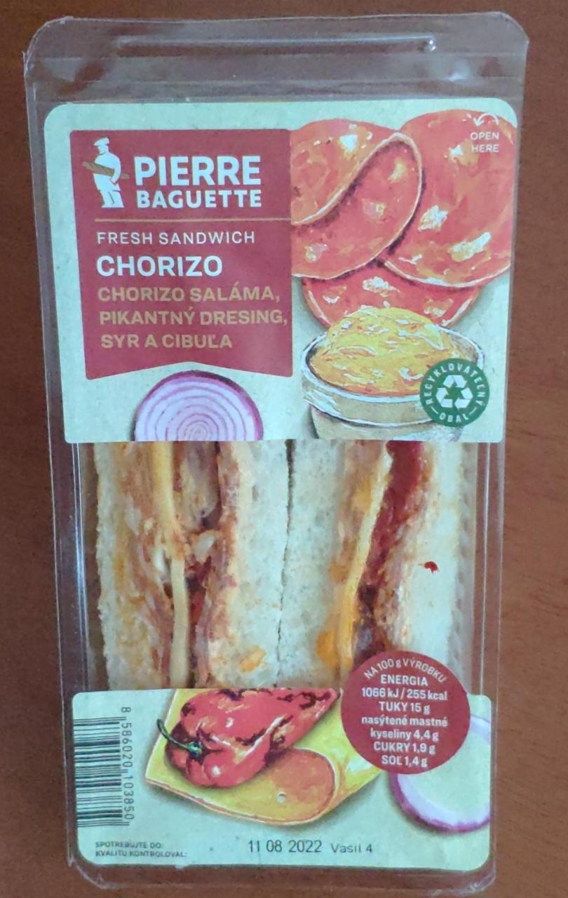 Fotografie - Fresh sandwich Chorizo Pierre Baguette