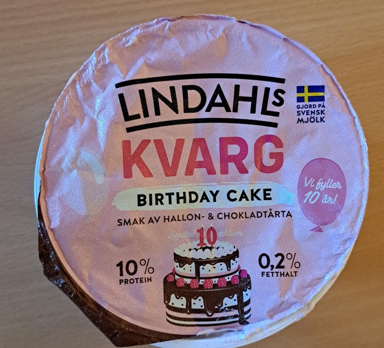 Fotografie - Kvarg Birthday cake Lindahls