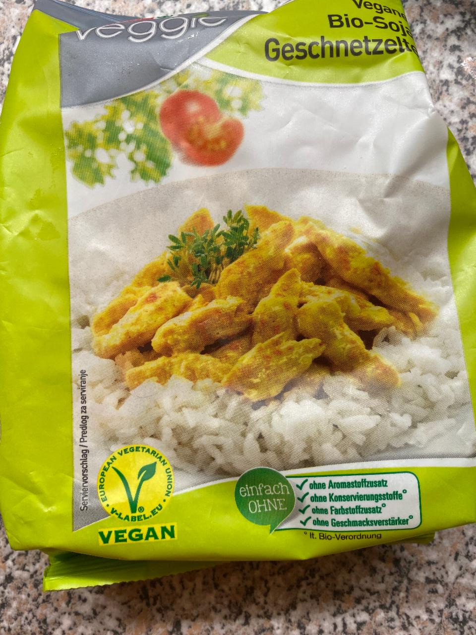 Fotografie - Veganes Bio-Soja-Geschnetzeltes Spar Veggie