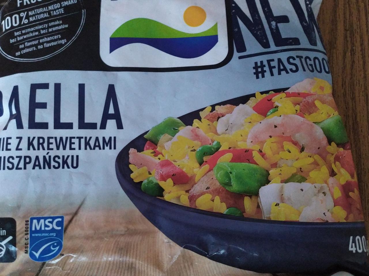 Fotografie - Paella Danie z krewetkami po hiszpańsku FRoSTA