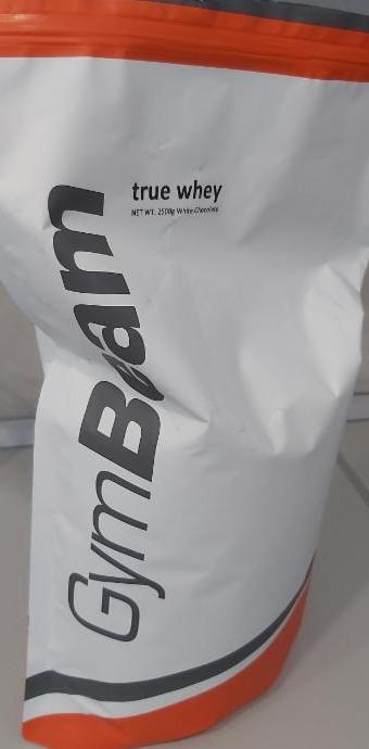 Fotografie - GymBeam True whey protein white chocolate