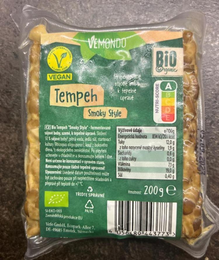 Fotografie - Bio Tempeh Smoky Style Vemondo