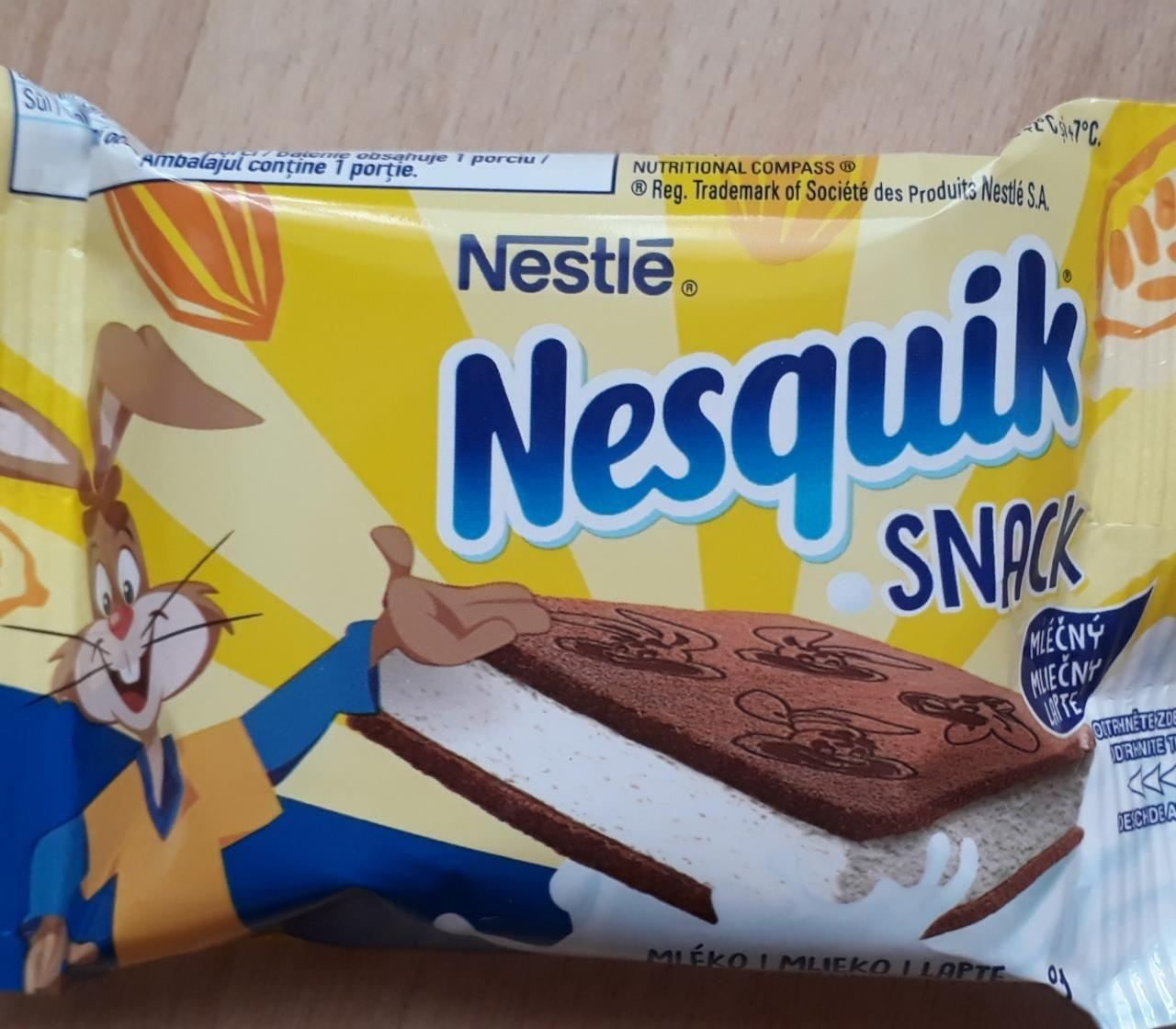 Fotografie - Nesquik snack mléčný Nestlé