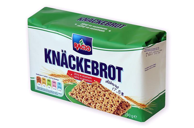 Fotografie - knäckebrot ražný so sezamom Racio