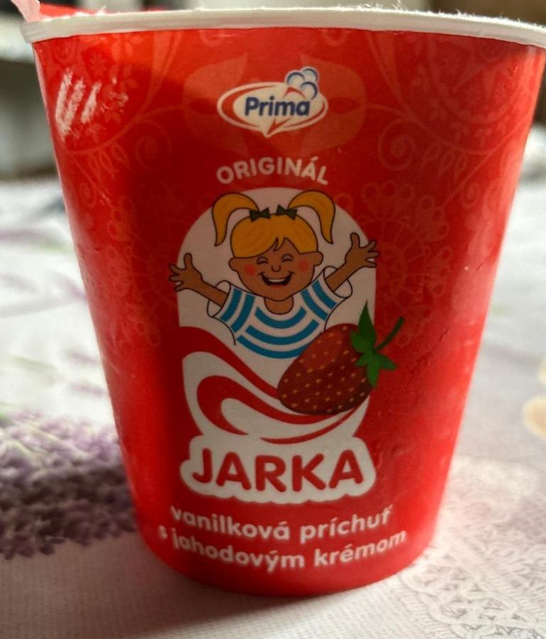 Fotografie - Jarka Originál Vanilková príchuťs jahodovým krémom Prima