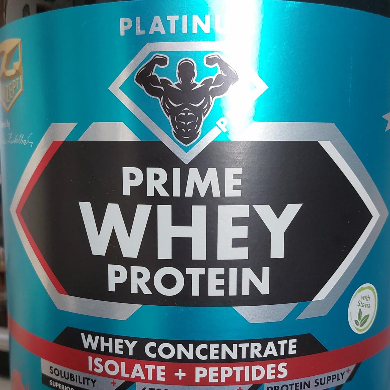 Fotografie - prime whey protein vanilka Z-KONZEPT NUTRITION