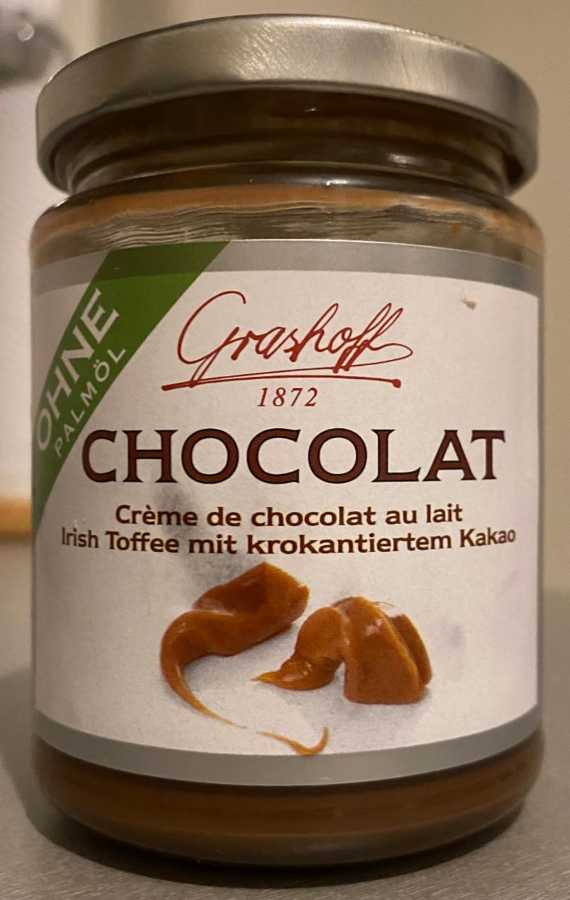 Fotografie - Grashoff Mliečny čokoládový krém s kakaovými chrumkami a karamelovou arómou