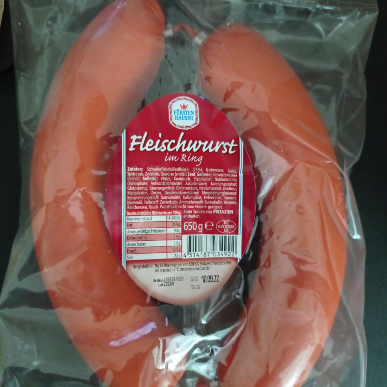 Fotografie - Fleischwurst im Ring