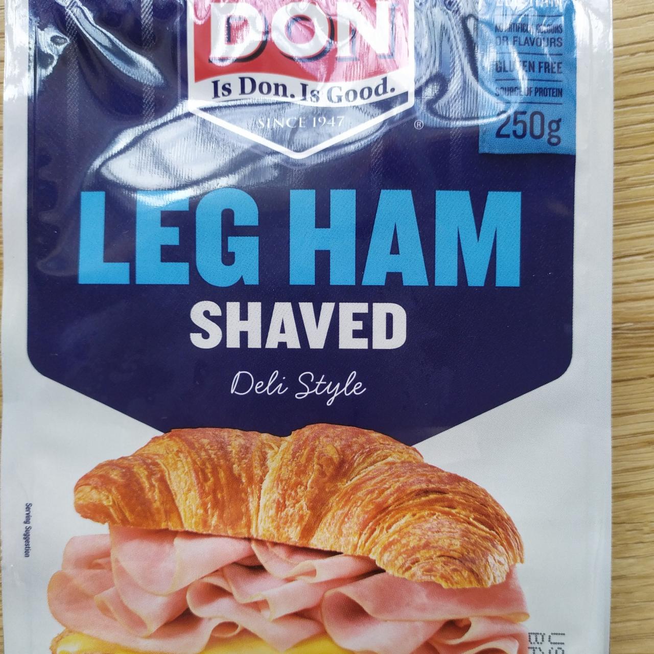 Fotografie - Leg Ham Shaved Deli Style DON
