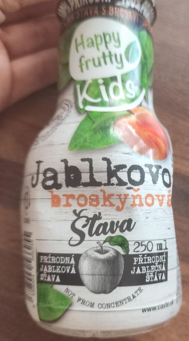 Fotografie - jablkovo Broskyňová šťava