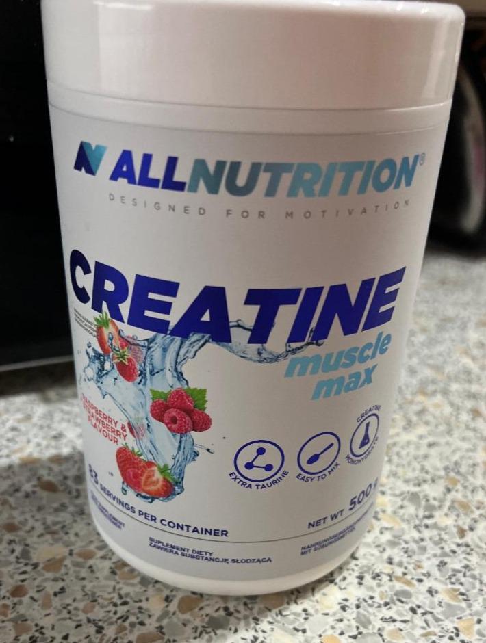 Fotografie - Creatine Muscle Max Raspberry-Strawberry Allnutrition