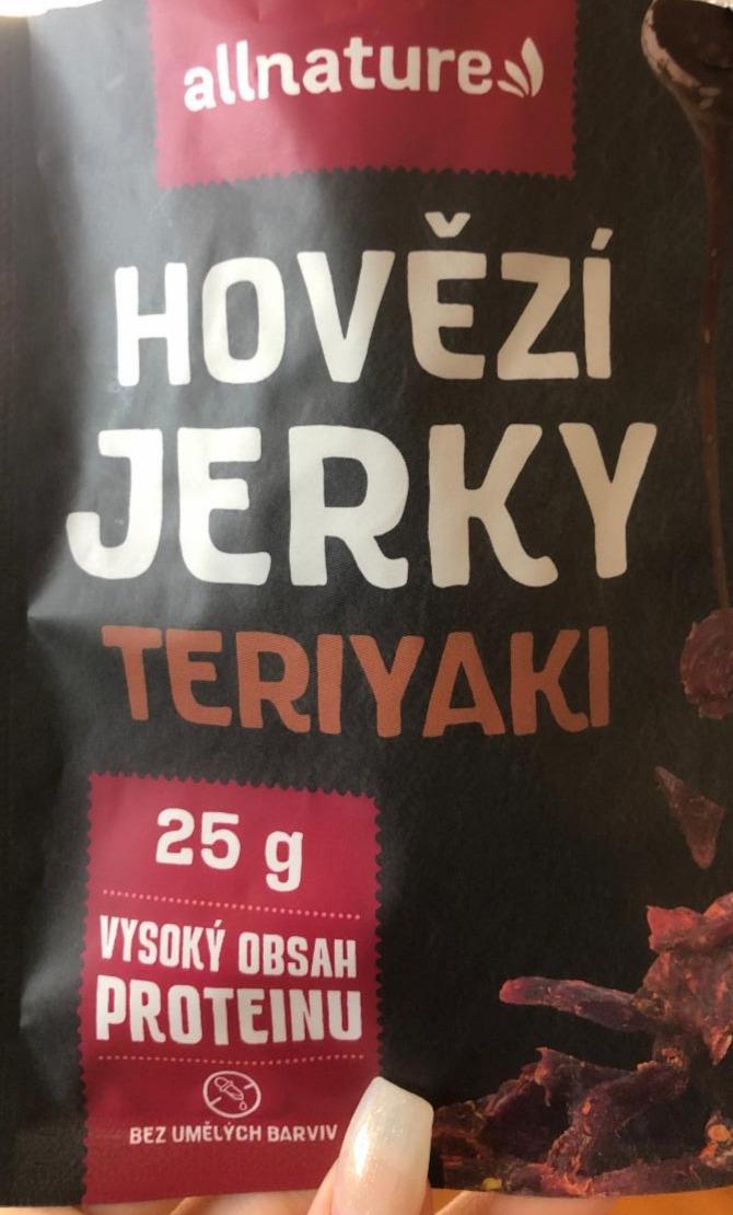 Fotografie - Beef teriyaki jerky Allnature