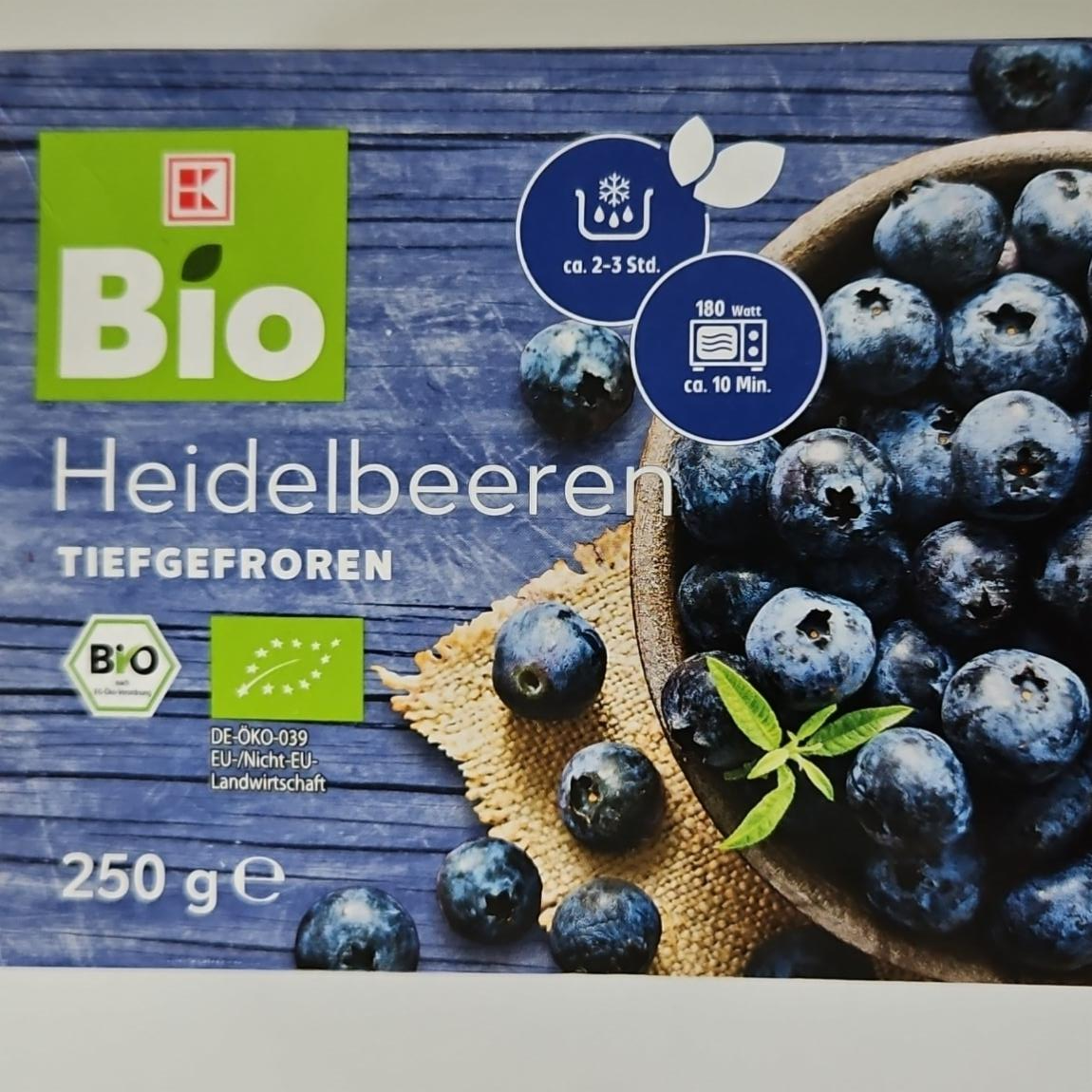 Fotografie - Heidelbeeren tiefgefroren K-Bio