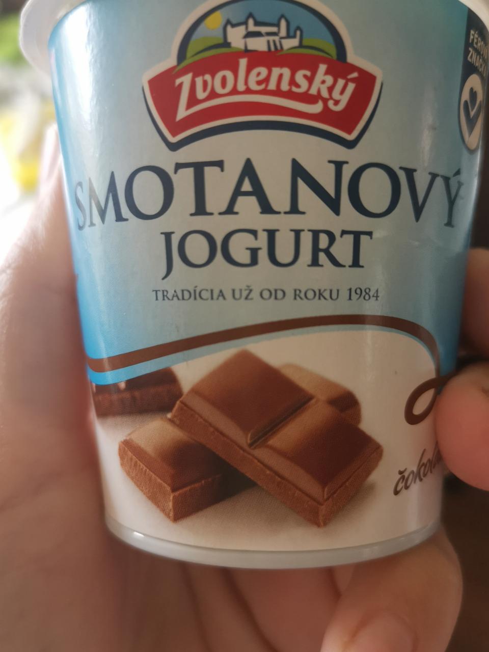 Fotografie - Smotanovy jogurt cokolada Zvolensky