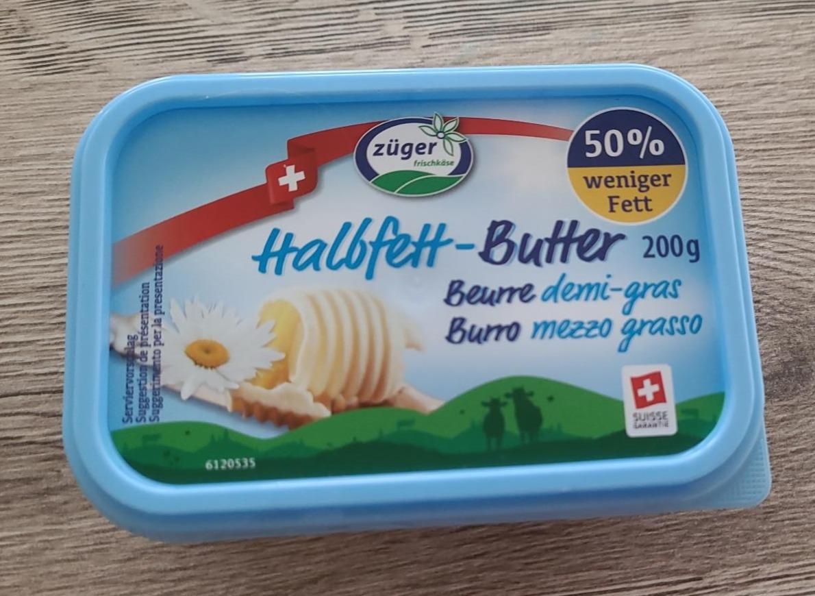 Fotografie - Halbfett Butter Züger