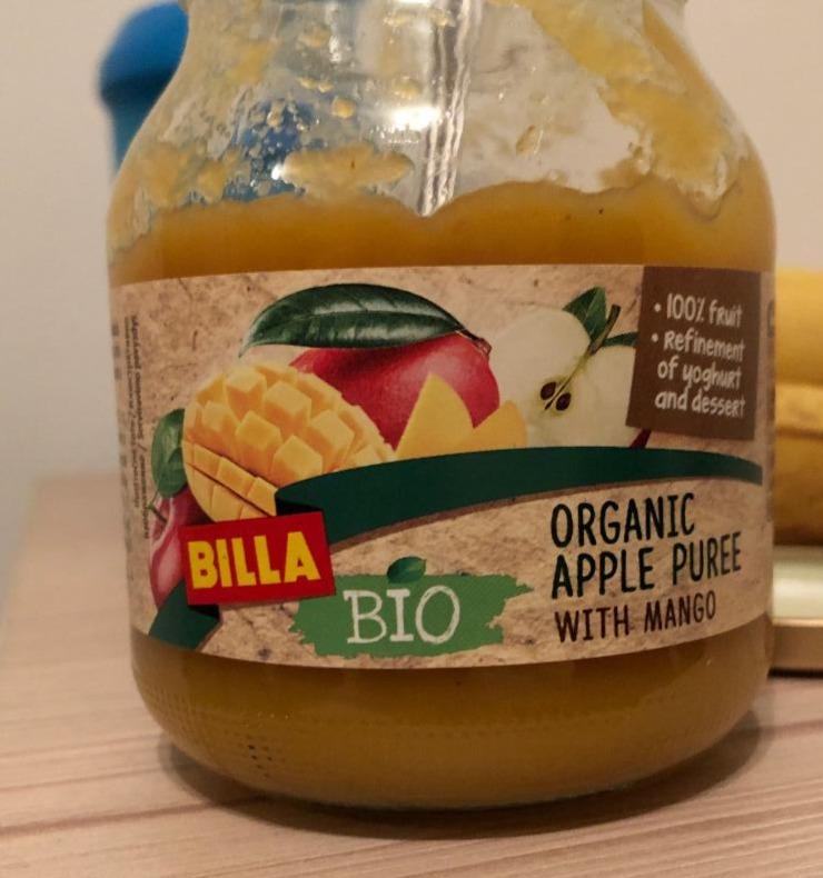 Fotografie - Organic apple puree with Mango Billa Bio