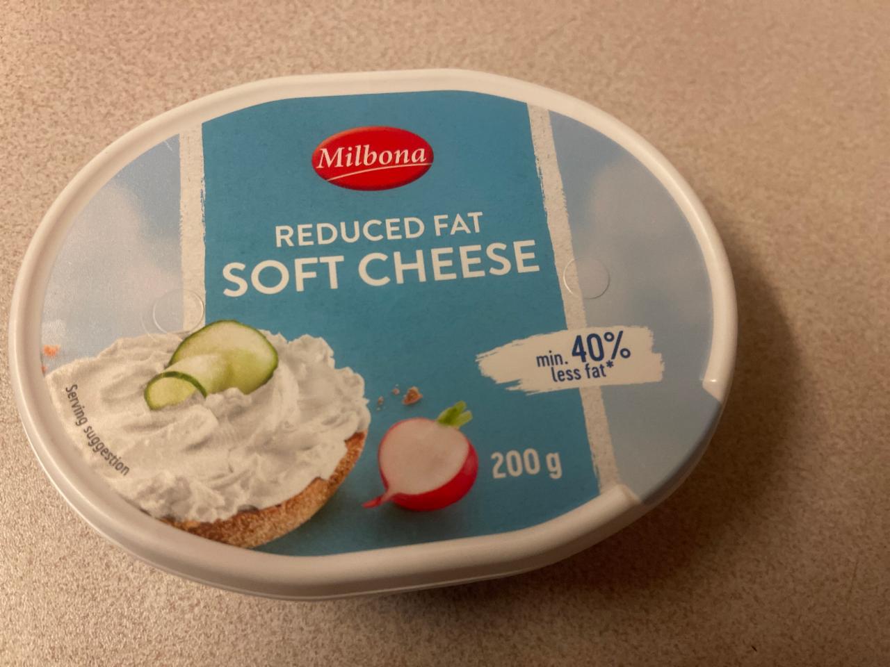 Fotografie - Reduced fat Soft Cheese Milbona