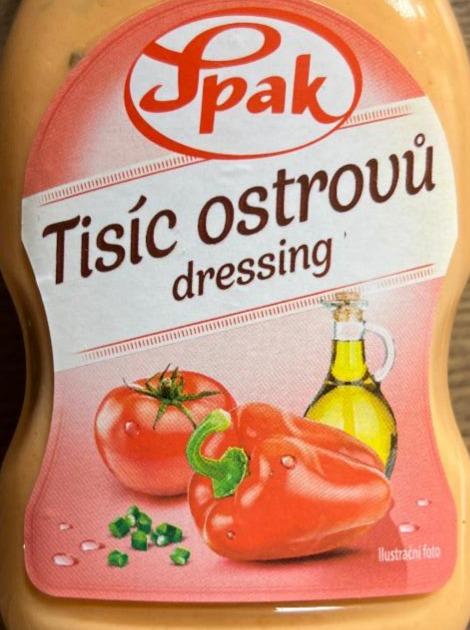 Fotografie - Tisíc ostrovů dressing Spak