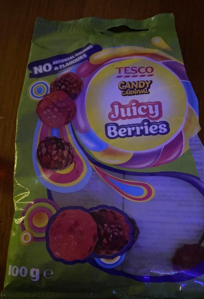 Fotografie - Candy carnival juicy berries Tesco 