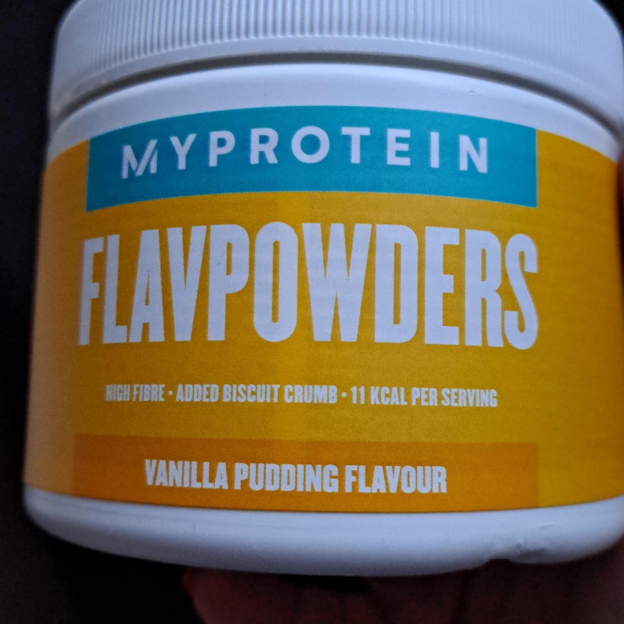 Fotografie - Flavpowders Vanilla pudding flavour Myprotein