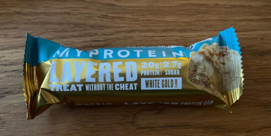 Fotografie - Layered White Gold flavour MyProtein