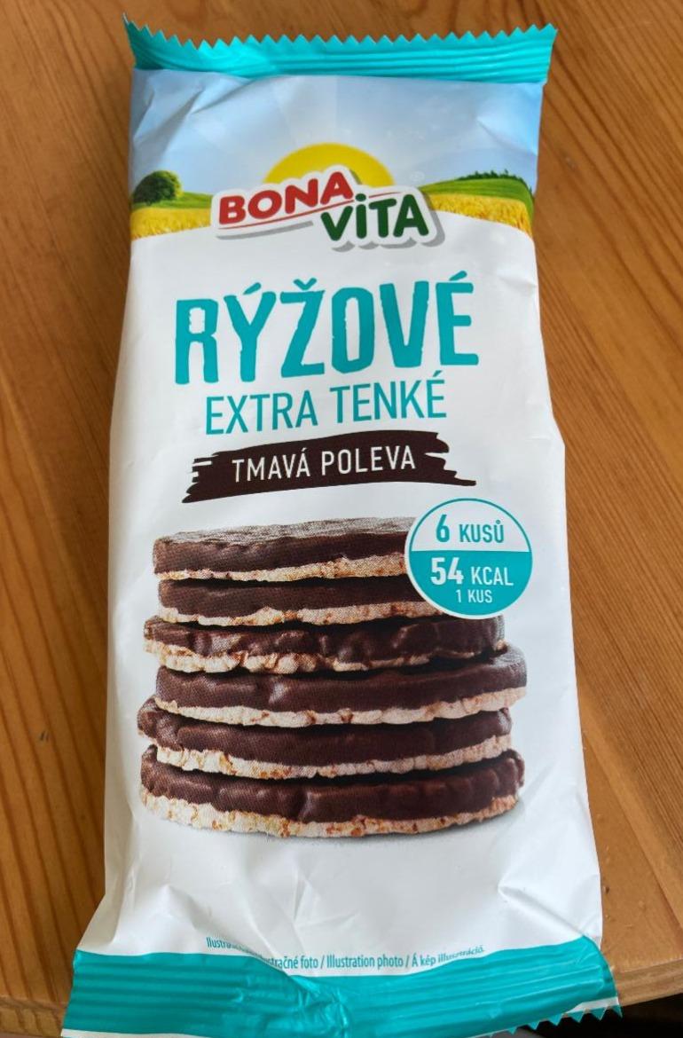 Fotografie - Rýžové Extra tenké Tmavá poleva BonaVita