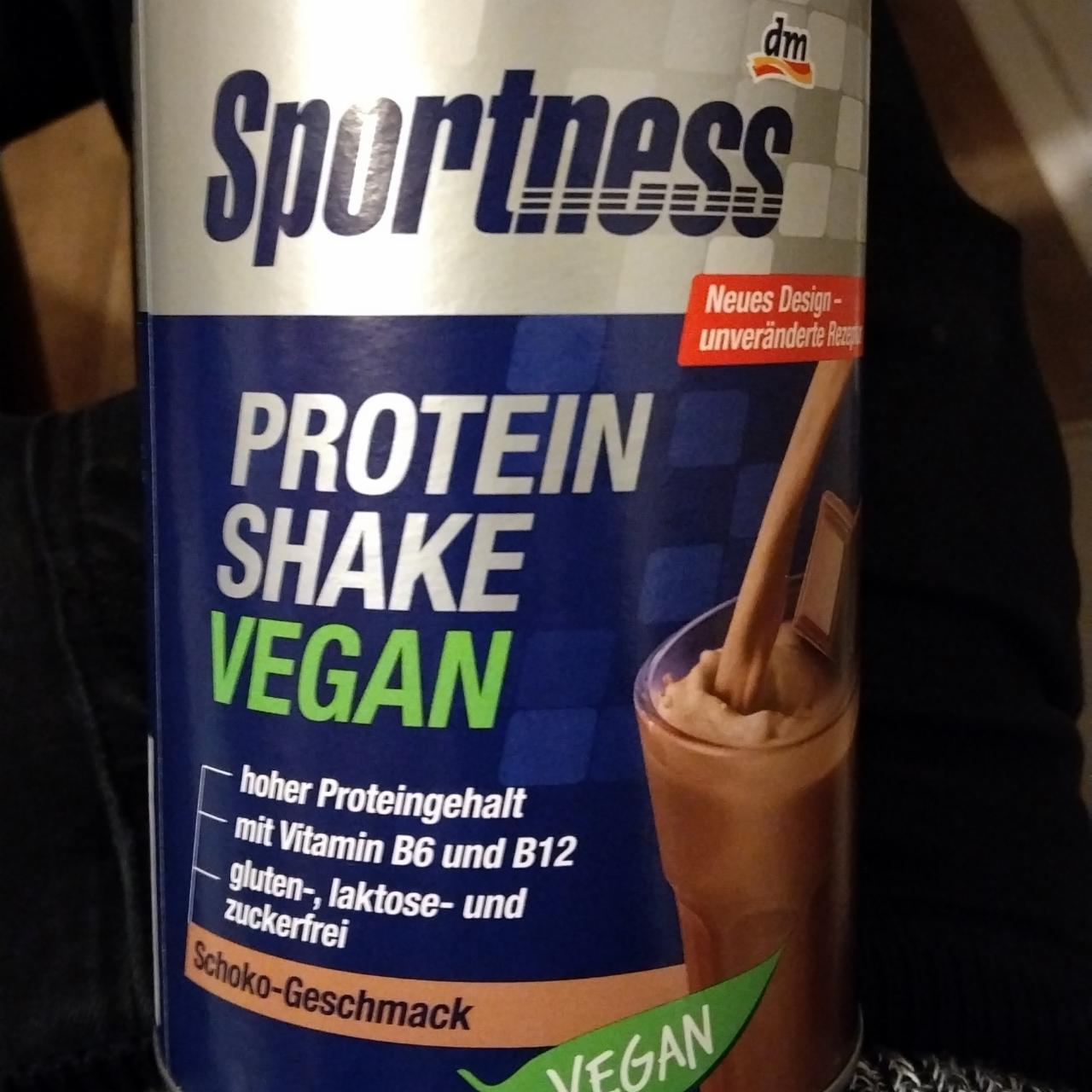 Fotografie - Protein shake vegan Schoko-Geschmack Sportness