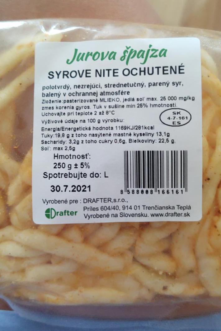 Fotografie - Syrové nite ochutené Jurova špajza