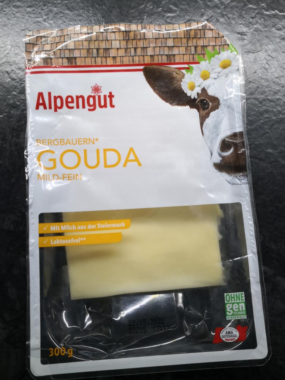 Fotografie - Bergbauern Gouda mild-fein Alpengut