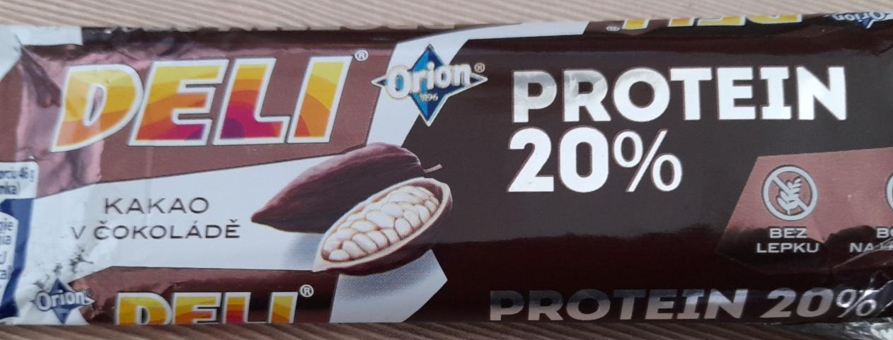 Fotografie - deli protein kakao v čokolade