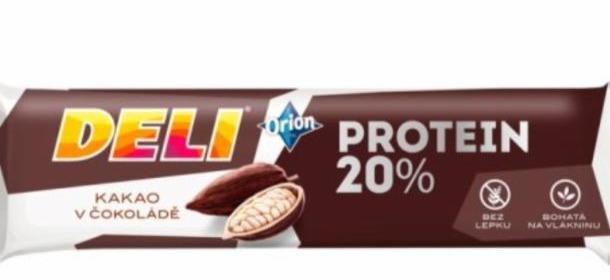 Fotografie - deli protein kakao v čokolade