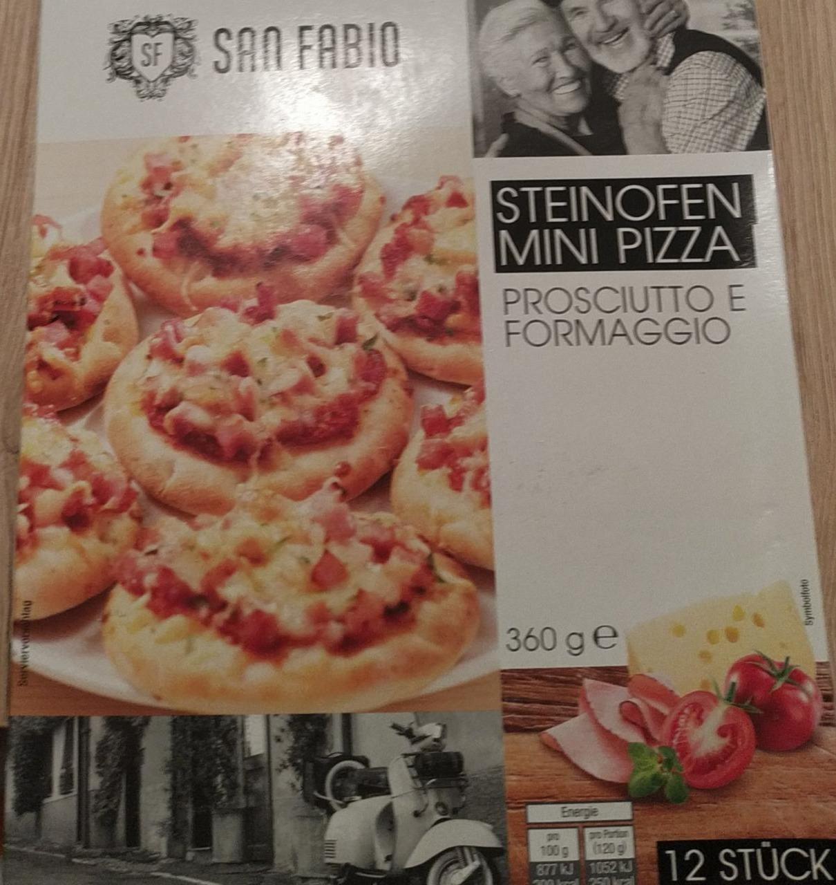 Fotografie - Steinoffen Mini Pizza Prosciutto e Formaggio San Fabio