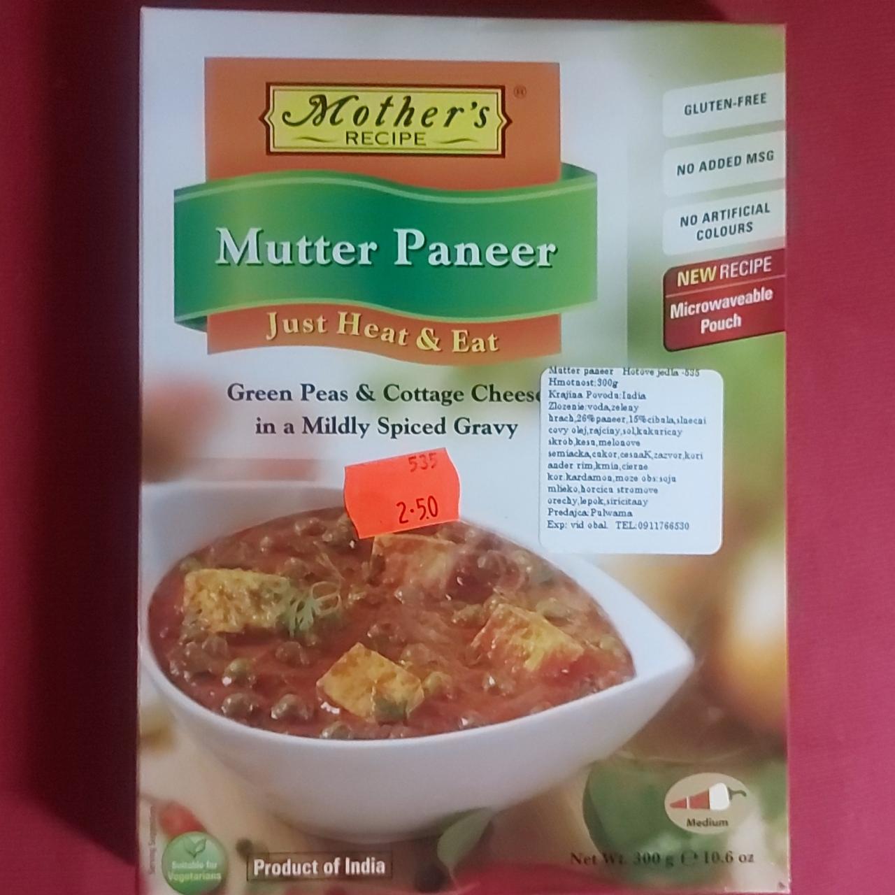 Fotografie - Mutter Paneer