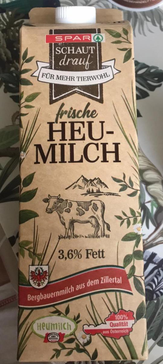 Fotografie - frische Heumilch 3,6% Fett Spar