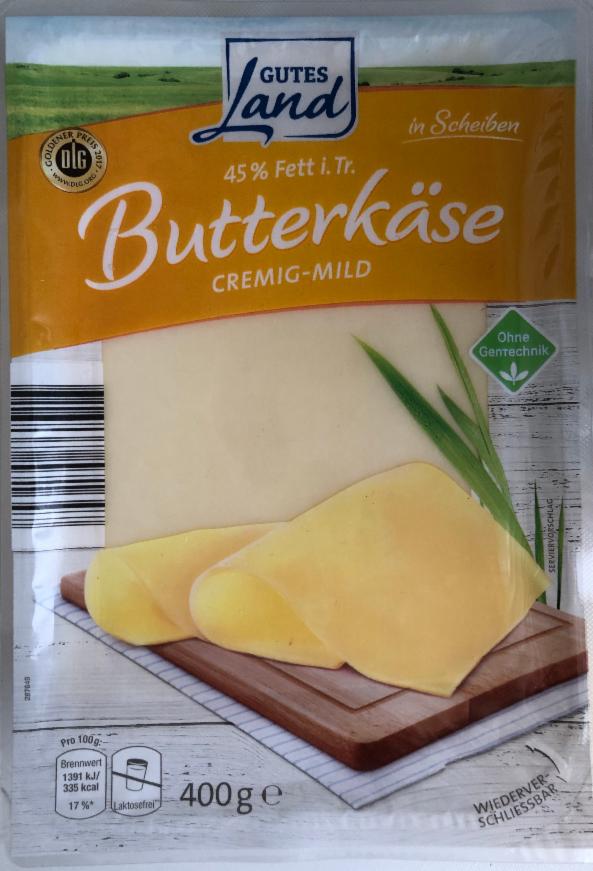 Fotografie - Butterkäse Cremig-Mild in Scheiben Gutes Land