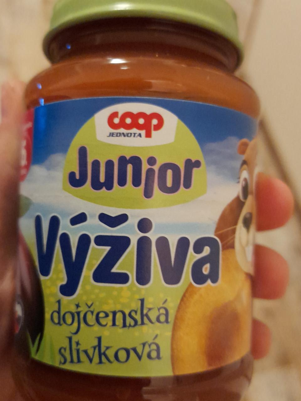 Fotografie - výživa junior coop dojčenská slivková