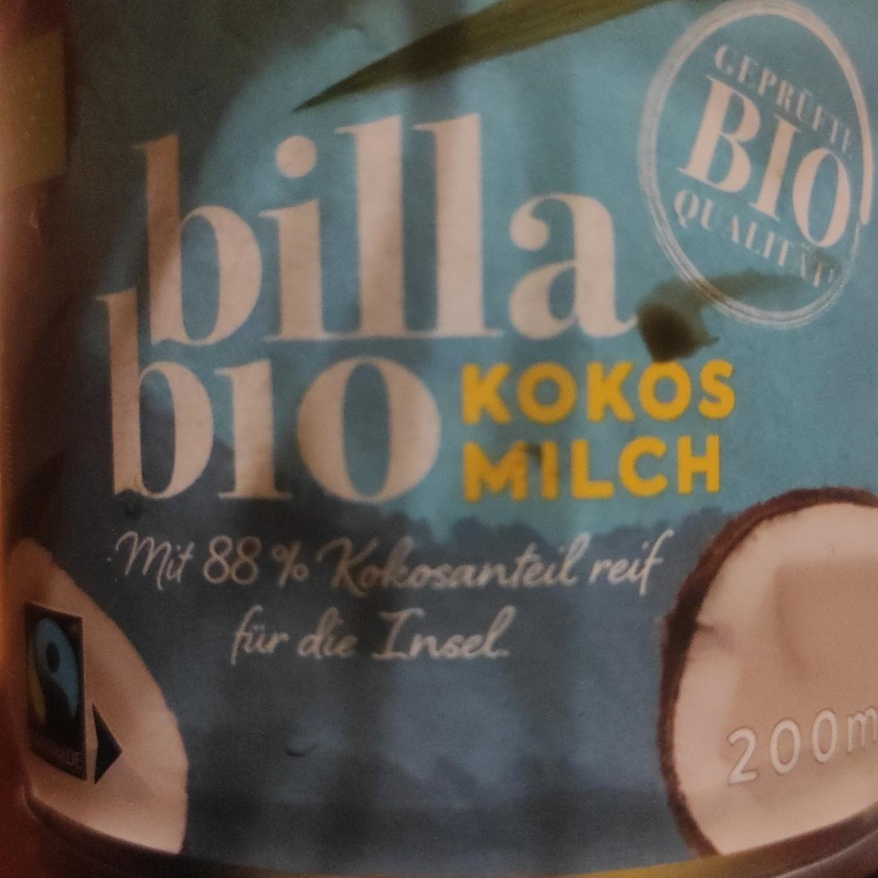 Fotografie - Kokos Milch Billa Bio